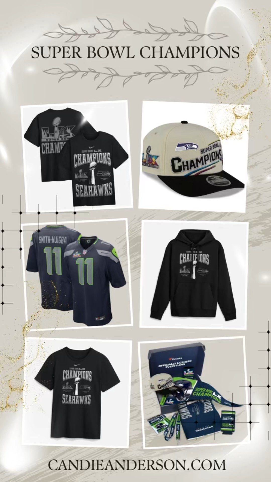 Super Bowl champions Seattle Seahawks t-shirts, championship hats, memorabilia, jerseys for him, her and kids! Perfect Valentine’s Day gift for your husband, wife, your kids, parents, grandparents, siblings, friends and more! 

#LTKSeasonal #LTKValentine #LTKMens