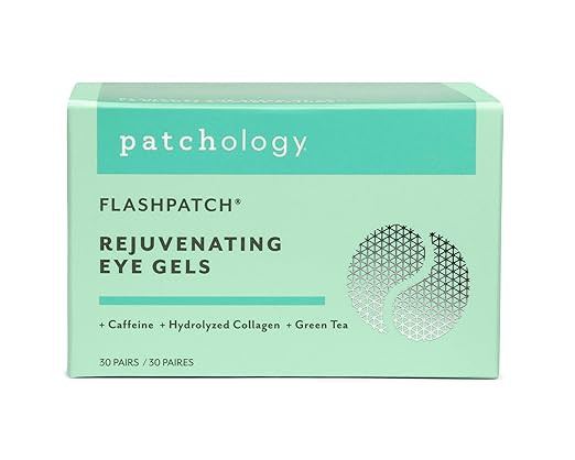 Patchology Rejuvenating Under Eye Gels - Hydrating Eye Mask w/Caffeine & Collagen - Under Eye Pat... | Amazon (US)