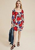 Floral Sweetheart Babydoll Mini Dress | Maurices