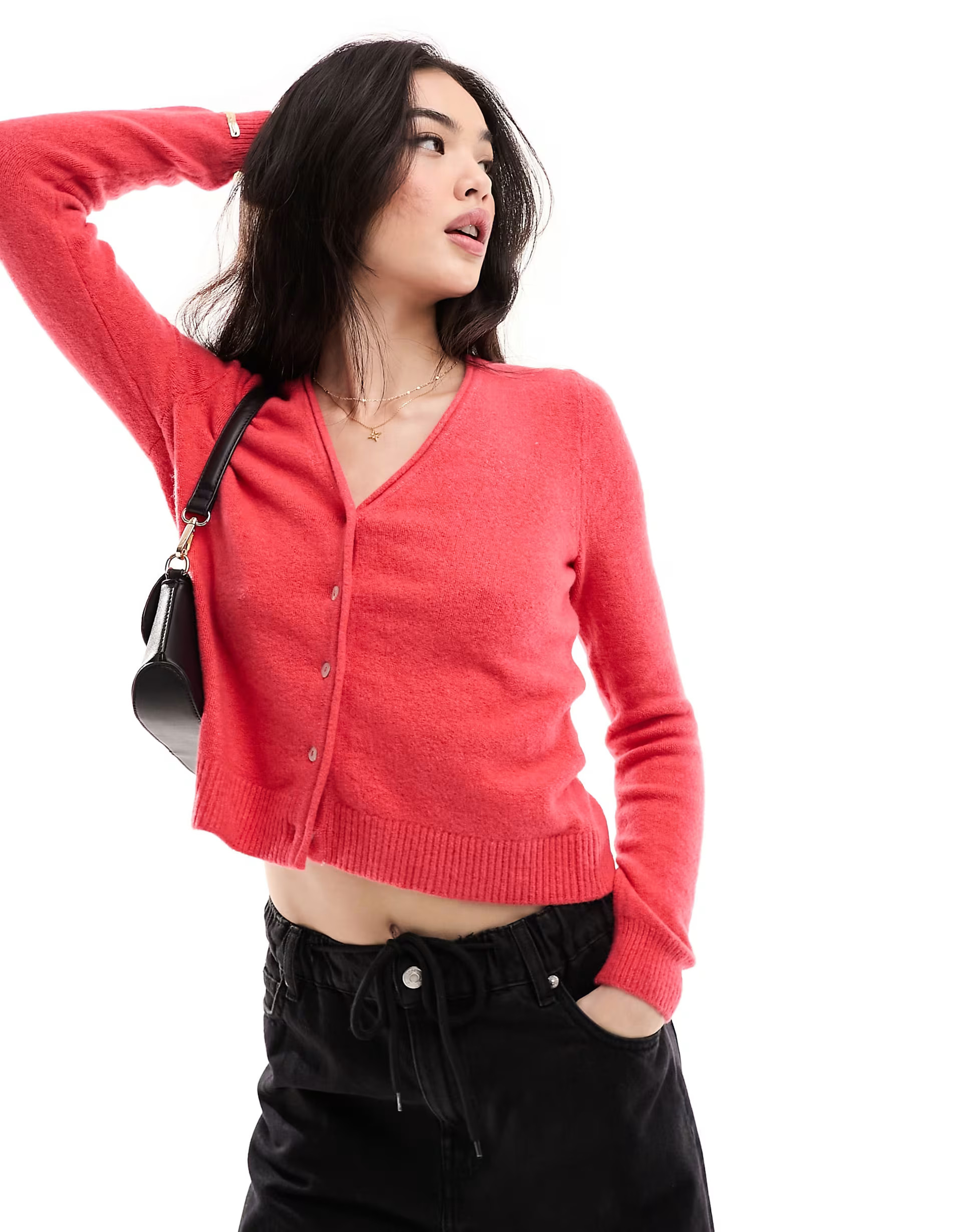 Mango cardigan in red | ASOS (Global)