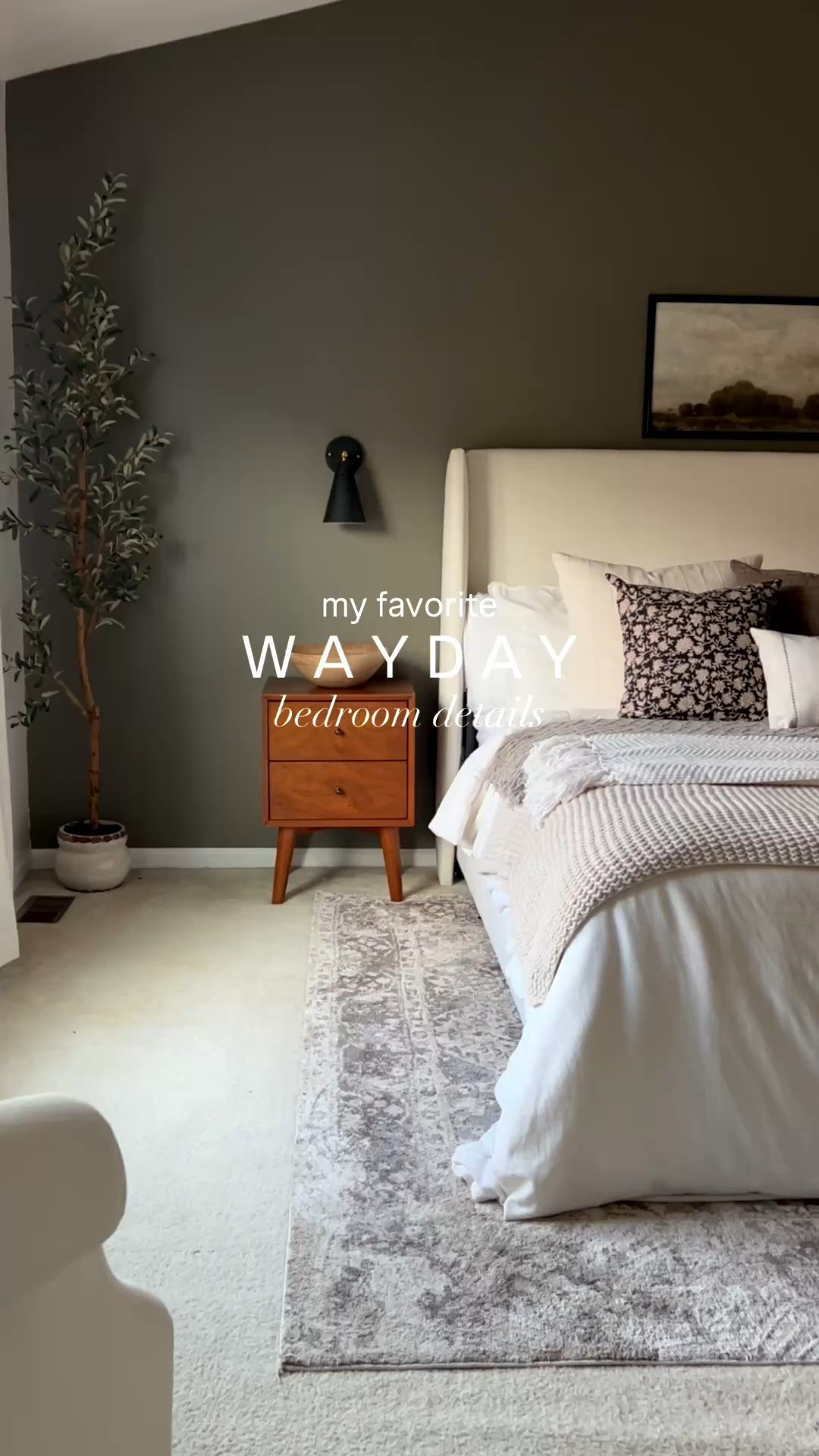 Bedroom inspo, neutral bedroom, bedroom decor, bedroom design, neutral bedding, ivory headboard, linen headboard, Tily headboard, bedroom rug, bedroom furniture, bedroom dresser, bedroom nightstand, bedroom sconce lights, faux olive tree, bedroom art 

#LTKSaleAlert #LTKHome