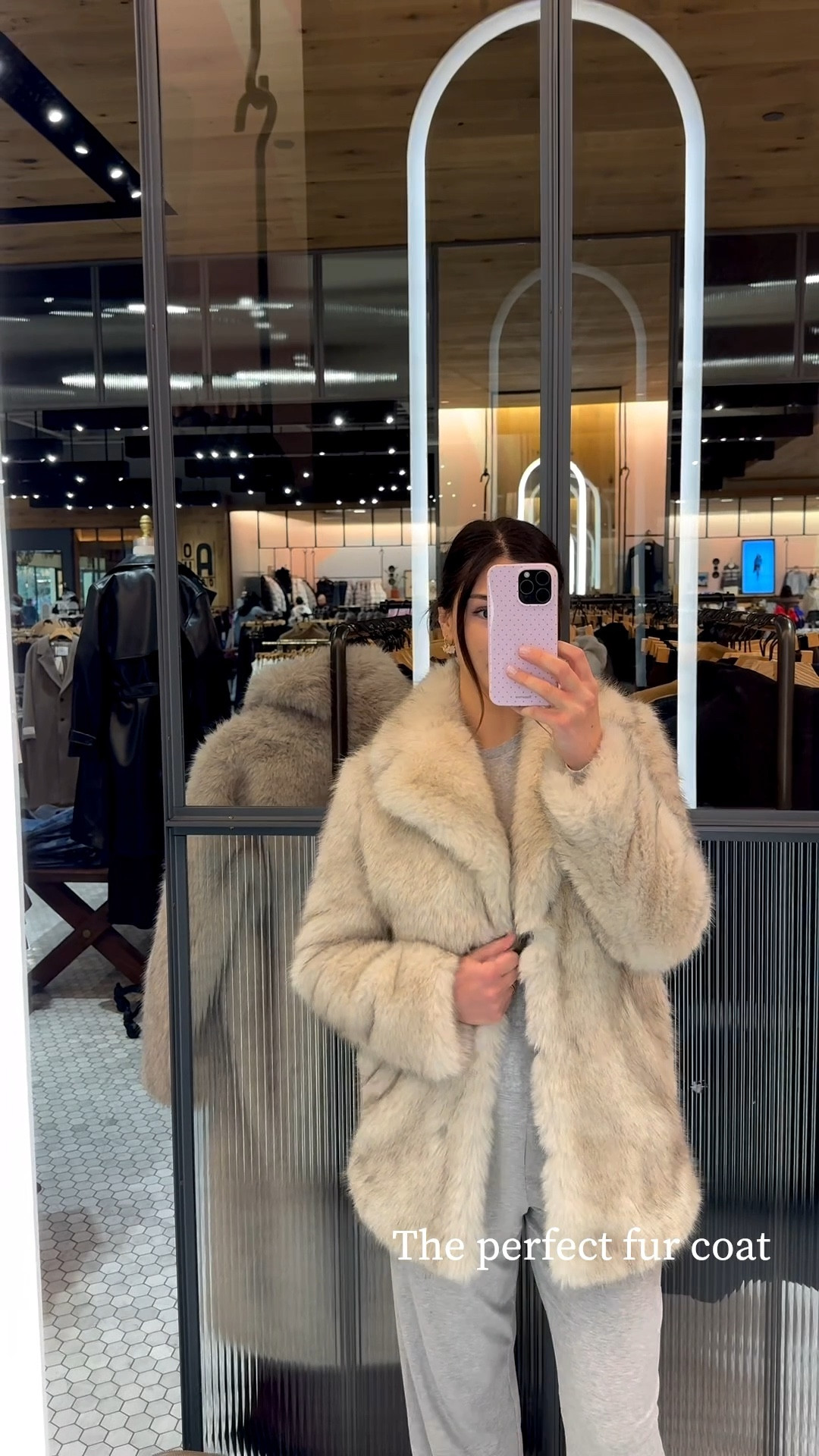 The perfect fur coat 🧸 super warm and cozy @aritzia #aritzia #furcoat 

#LTKCyberWeek #LTKootd #LTKStyleTip