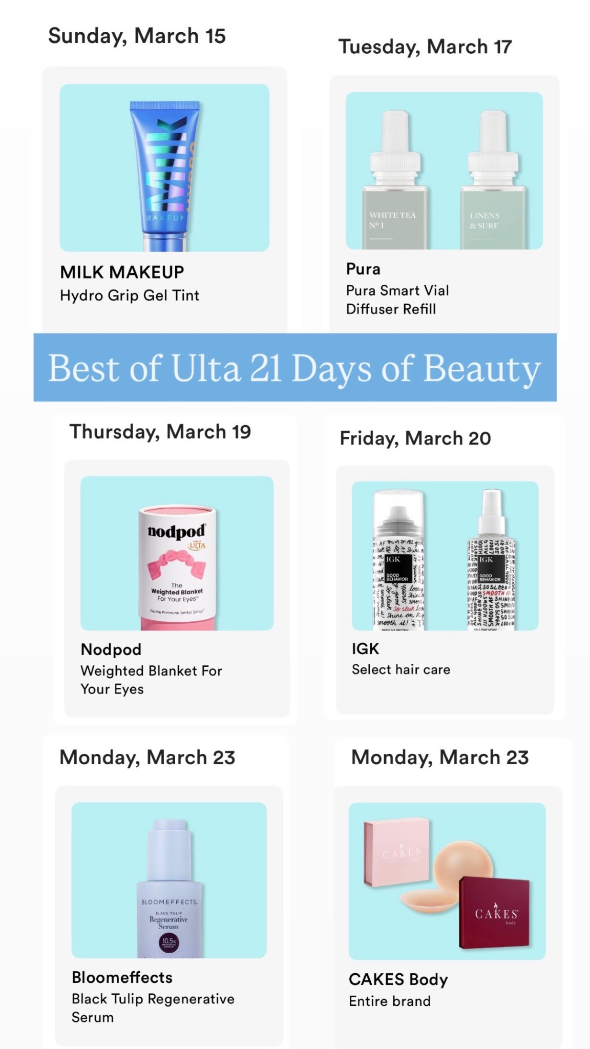 Items I have or have in my cart at @ulta 

#LTKSpringSale #LTKselfcare