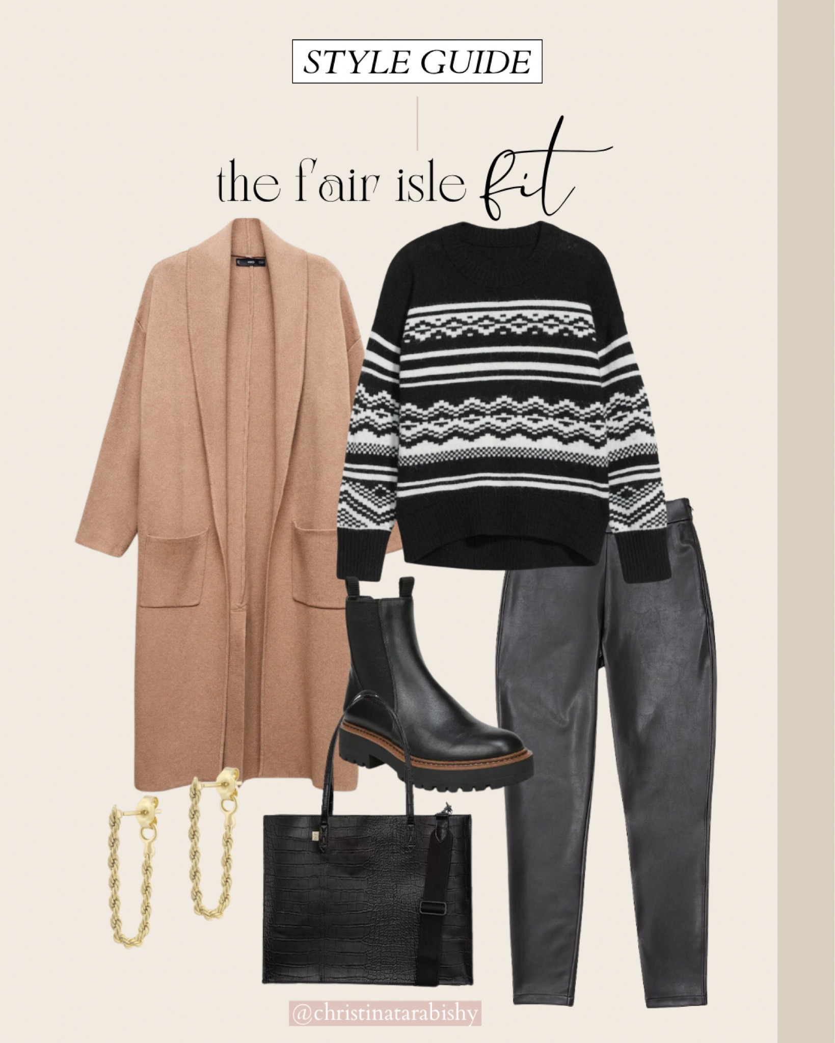 Styling the Fair Isle Sweater trend with staple pieces that are faves for me! 

#LTKstyletip #LTKSeasonal