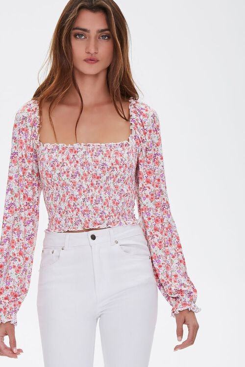 Floral Print Crop Top | Forever 21 (US)