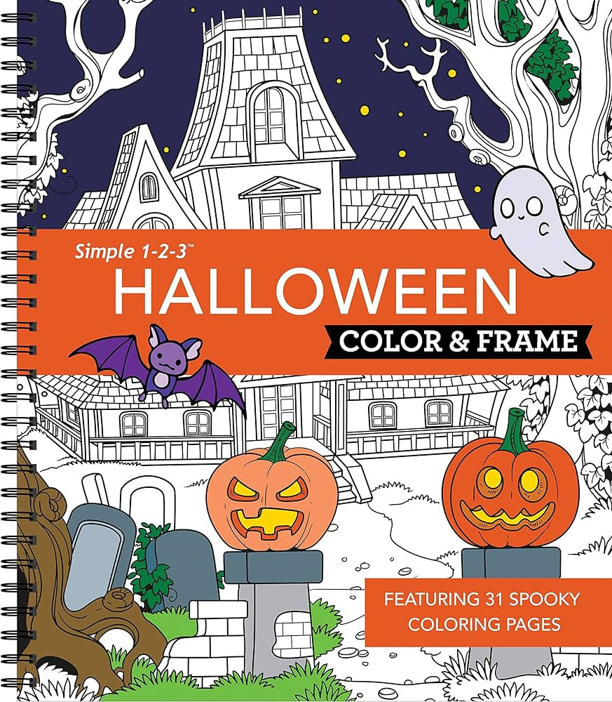 Color & Frame - Halloween (Coloring Book) | Amazon (US)