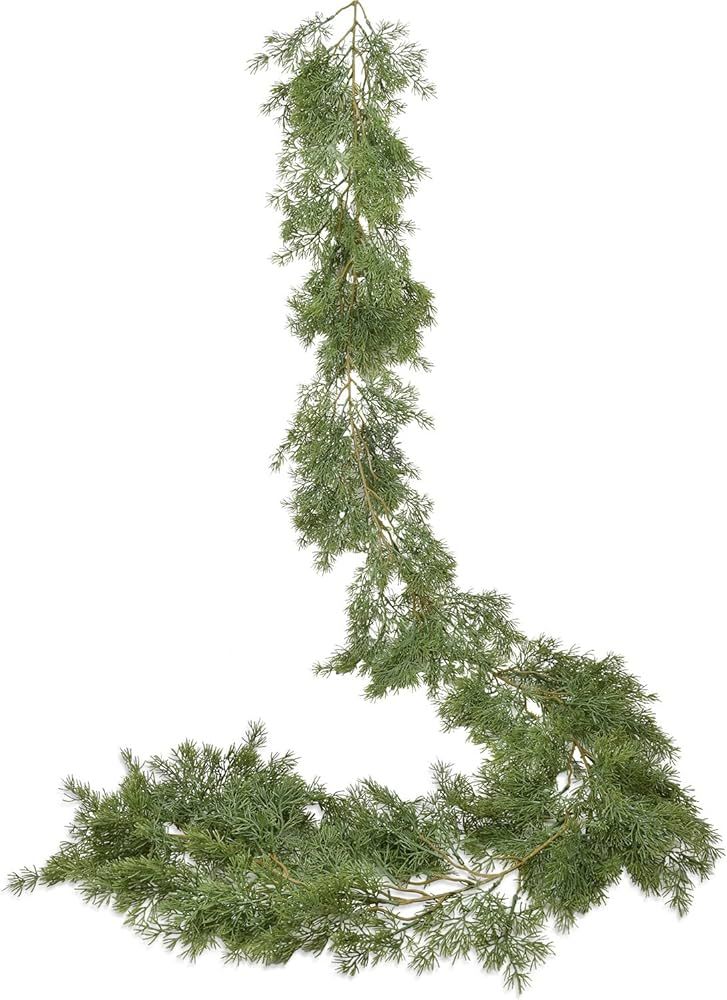 DearHouse 6.01Ft Christmas Garland Pine Cypress Artificial Greenery Garland,Artificail Pine Chris... | Amazon (US)