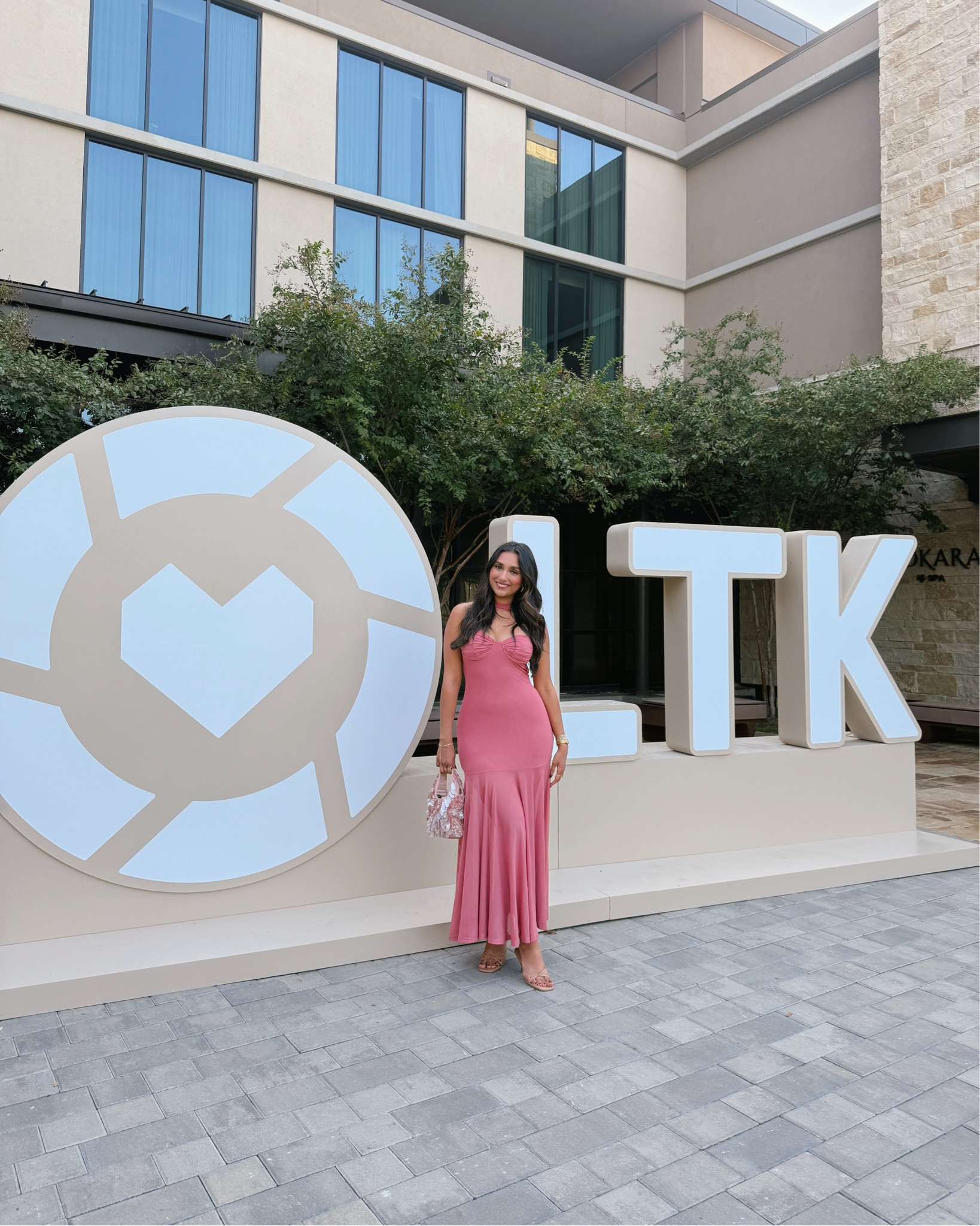 LTK eats first!!  First look at my cocktail party outfit 🫶🏽🌸 love this dress my hello Molly!! It’s so comfy and flattering🫶🏽! Wearing a small! 

- Heels are revolve! 

-bag is Marshall’s I got on clearance ( I can’t link):(

#LTKNYFW #LTKSeasonal #LTKCon