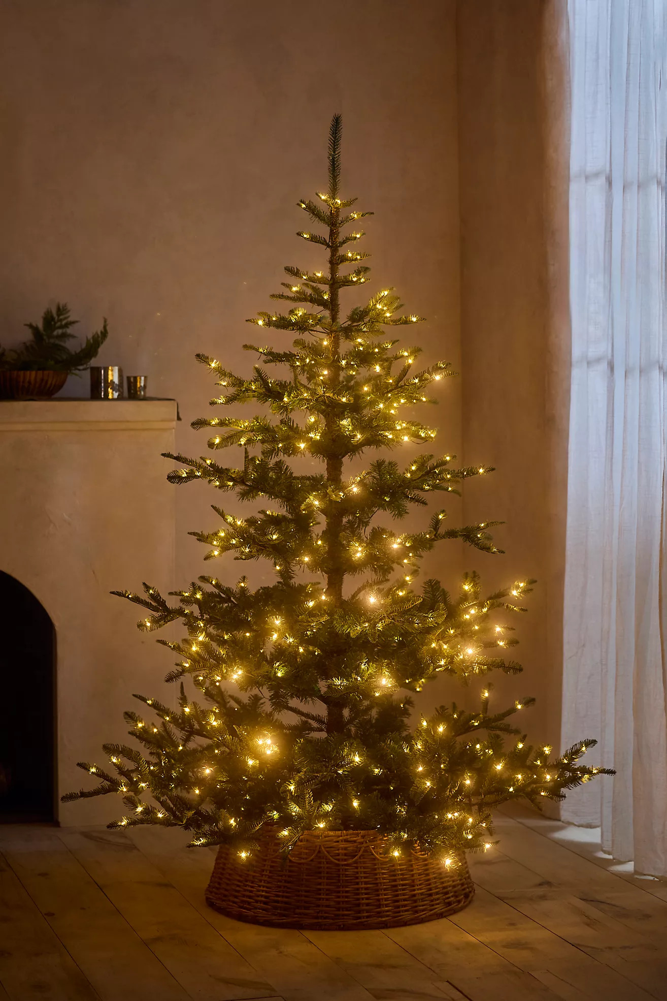 Faux Twinkling Pre-Lit Woodland Fir | Terrain