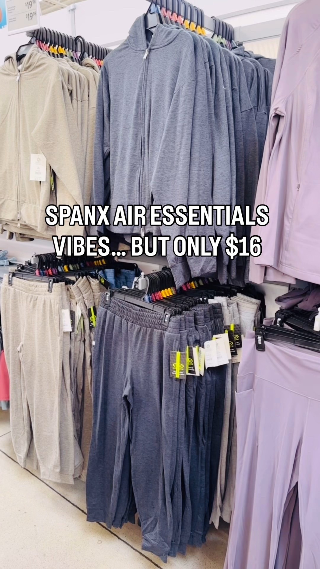 Spanx AirEssentials vibes for a fraction of the price 🤍
This Walmart ButterCore athleisure line is that same buttery soft, smooth, drapey fabric everyone loves — and it just went on clearance for only $16 per piece in stores.

Joggers, hoodies, and easy mix-and-match separates that are perfect for everyday wear, travel, errands, or lounging. The fabric is lightweight, soft, and so comfortable — truly one of those “you have to feel it” finds.

Such a good deal if you love elevated athleisure without the high price tag.

#LTKfinds #LTKunder20 #LTKathleisure #LTKsale #LTKclearance #WalmartFinds #WalmartFashion #AthleisureStyle #ComfortWear #EverydayStyle #MomStyle #AffordableFashion #SpanxInspired

#LTKFindsUnder50 #LTKActive #LTKSaleAlert