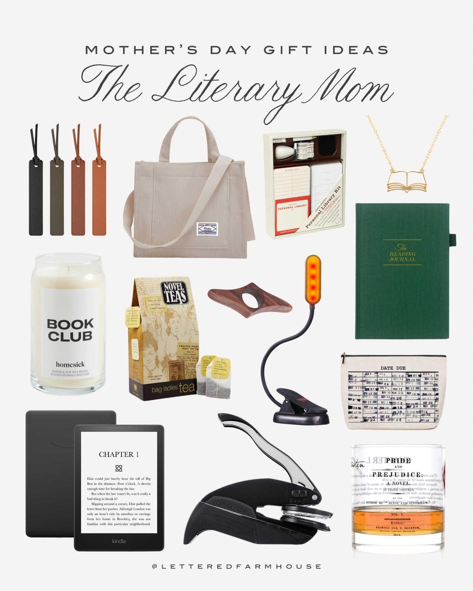 Looking for the perfect gift for your mom? This curated guide is full of cozy, clever, and thoughtful finds every reader will love. From reading journals and candles to bookish jewelry, tea, tote bags, and even a Kindle—these gifts are ideal for bookworms, literature lovers, and your favorite club friends. Perfect for Mother’s Day or just-because surprises that make storytime even better.


book lover gifts, gifts for readers, book club gift ideas, gifts for bookworms, unique gifts for her, thoughtful gifts for friends, reading essentials, book lover accessories, cozy reader gifts, Christmas gifts for book lovers.



#LTKHome #LTKselfcare #LTKTravel