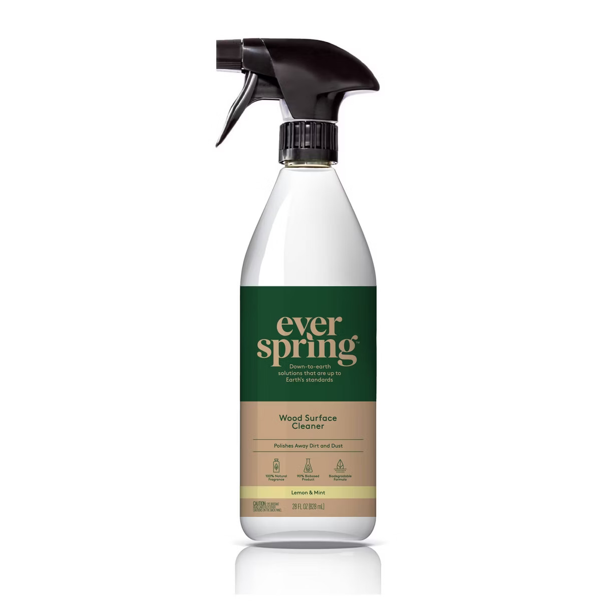 Lemon & Mint Wood Surface Cleaner - 28 fl oz - Everspring™ | Target