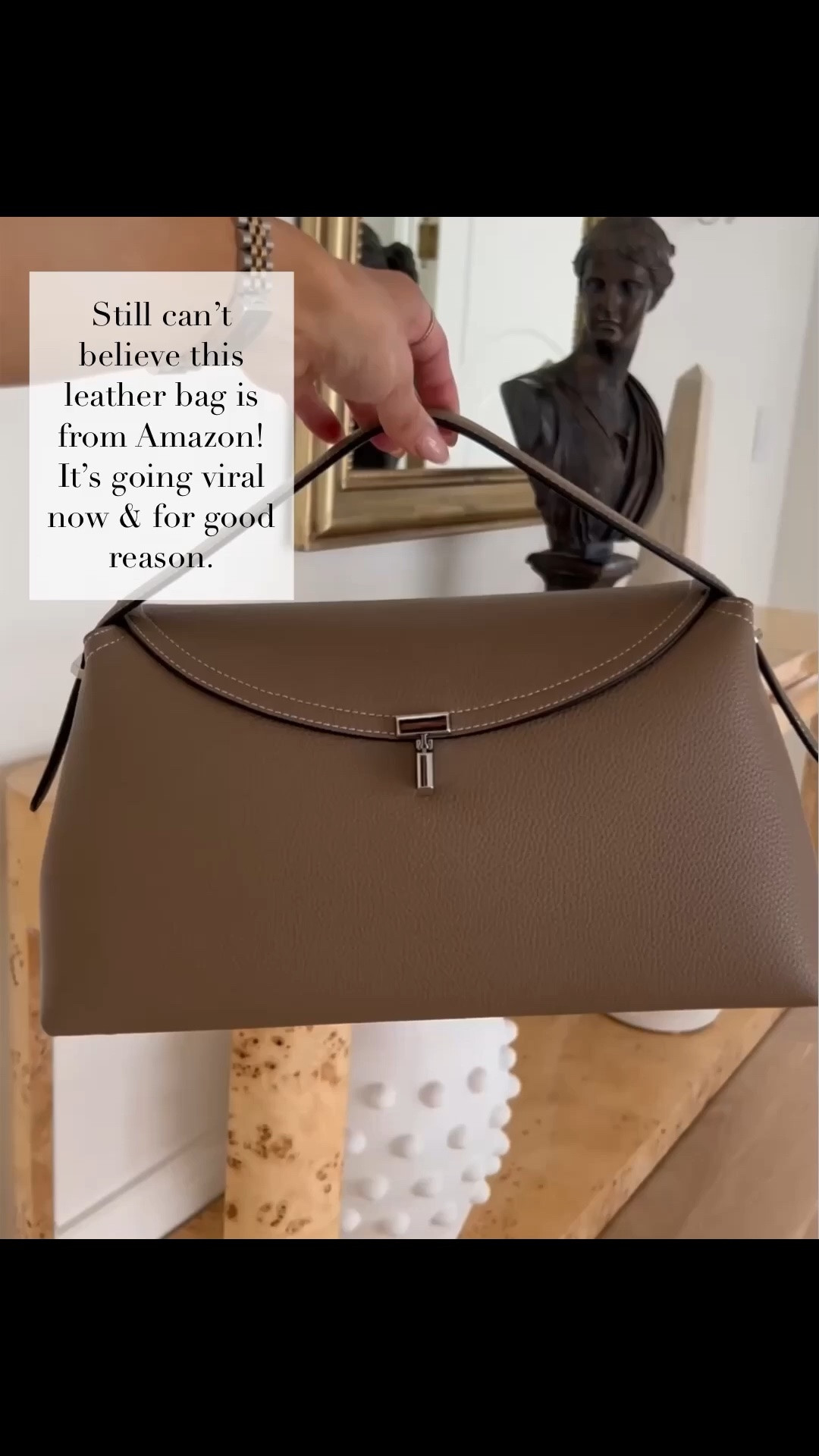 Amazon designer inspired handbag - looks just like Toteme!

#LTKWorkwear #LTKmomlife #LTKOver40