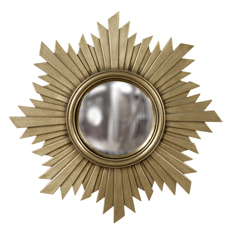 Orman Sunburst Gold Modern & Contemporary Accent Mirror | Wayfair North America