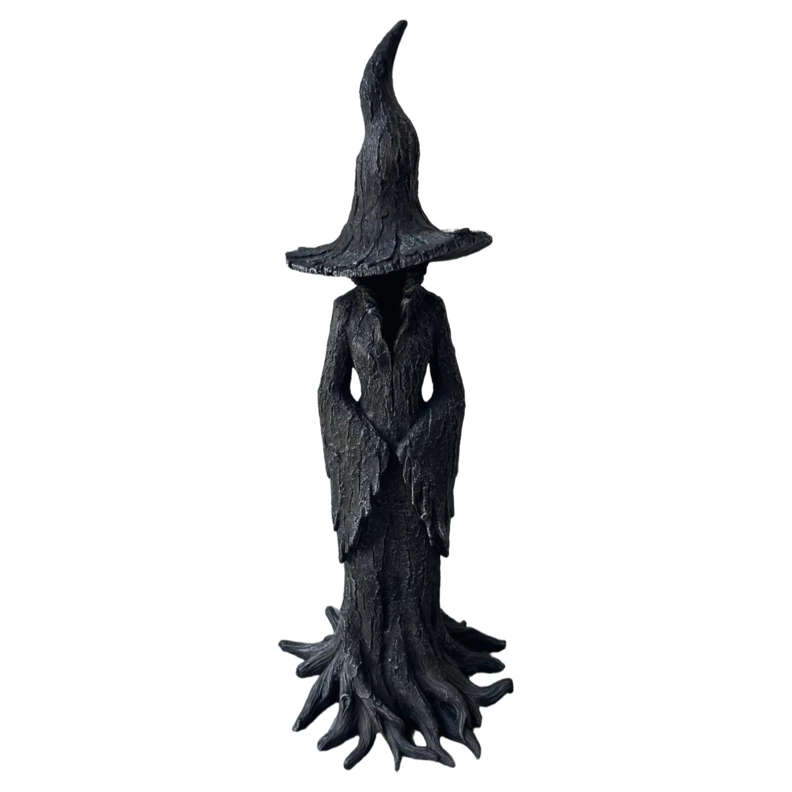 Cracker Barrel Witch Statue Halloween Decoration – 11.8" Resin Witch Figurine, Retro Magician D... | Walmart (US)