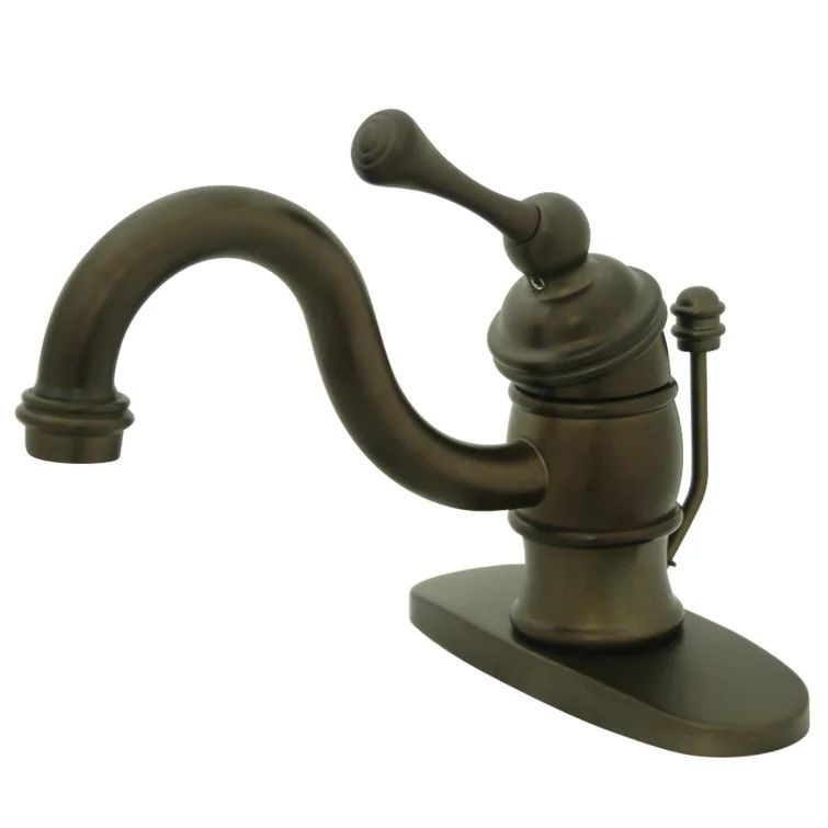 KB3405BL Victorian Single Hole Bathroom Faucet with Drain Assembly | Wayfair North America