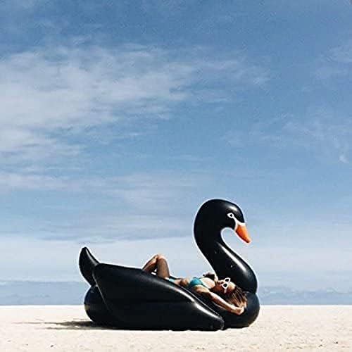 Vercico Giant Pool Float Black Swan Inflatable Pool Party Toy Swimming Lounge Float Raft with Mul... | Amazon (US)