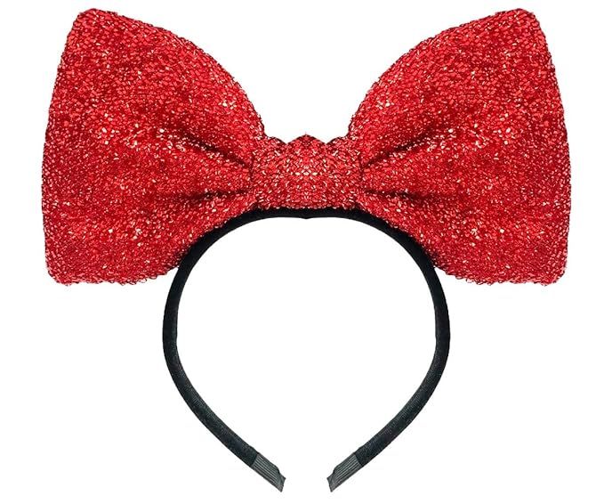 Sparking Center Bow Headband ; H2 (Sparking Red) | Amazon (US)
