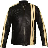 Customised Men Black Biker Leather Jacket - Classic Black Mens Biker Jacket Iconic Design Genuine Leather Stylish, Durable, Timeless | Etsy (US)