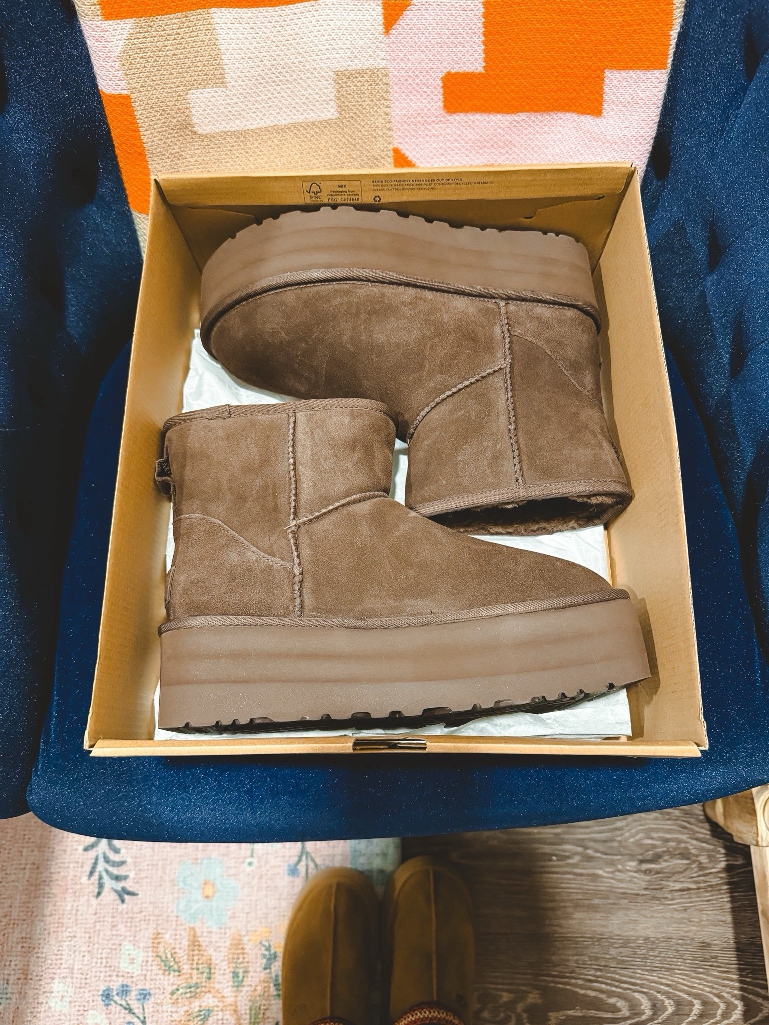 Ugg mini platform boot - I am a 7.5 and get a 7. See my mini review below!

I ordered these boots because my Ultra Minis are looking pretty rough these days and these surpassed my expectations in person! They are SO cute in person, not too clunky and the color is incredible. My Ultra Minis got dirty around the toe from stepping in wet grass and puddles several times, so I think the platform on these will help them from being destroyed by the elements. The dark color also works in my favor to mask dirt! I have some Lululemon flares that are a hair too long, and these will be perfect with those! The mini shaft is also easier to get on than the Ultra Minis. If you’ve tried getting the Ultra Minis on, you know how difficult that can be! I wear a 7.5 and size down to a 7 in most Ugg boots.



#LTKGiftGuide #LTKHoliday #LTKShoeCrush