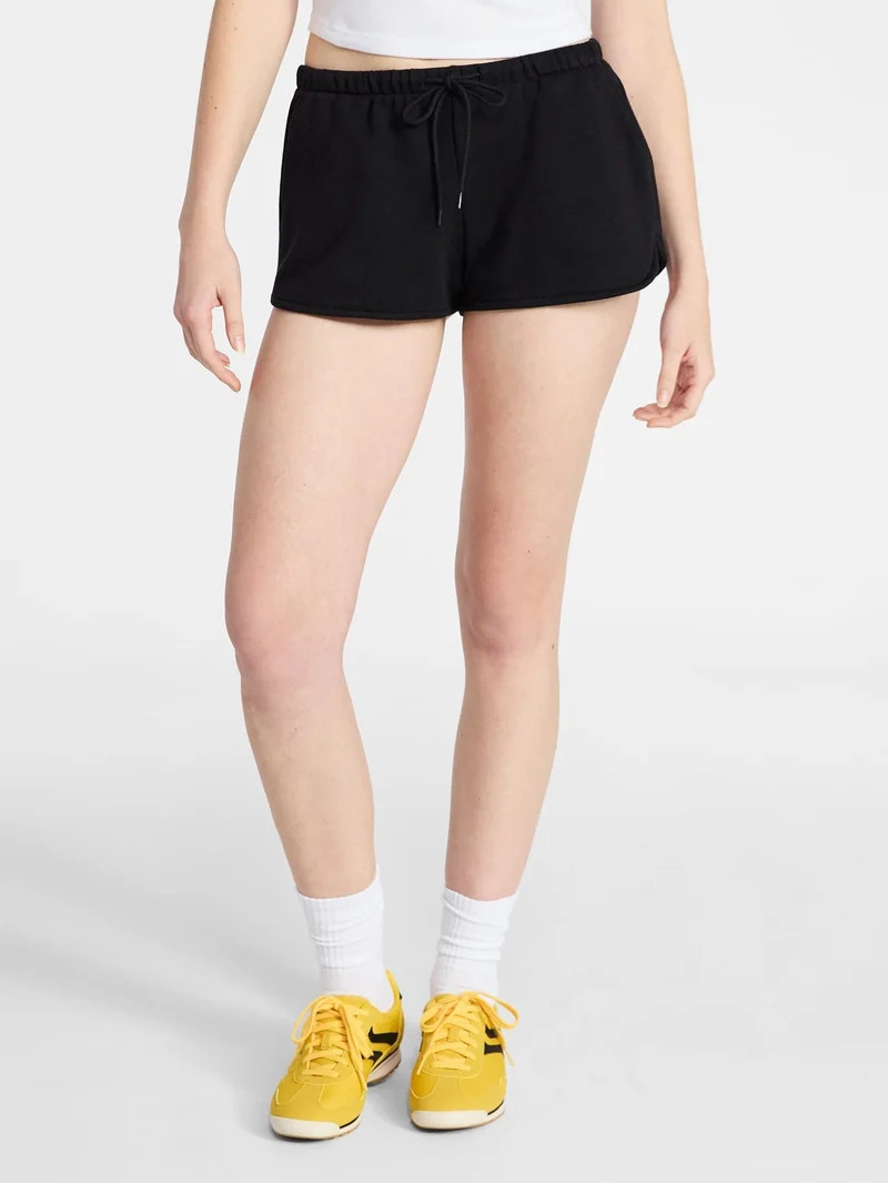 No Boundaries Fleece Dolphin Shorts, 2" Inseam, Women’s XXS-XXL | Walmart (US)