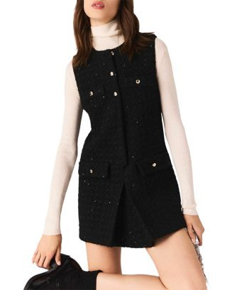 Sequin Tweed Playsuit | Bloomingdale's (US)