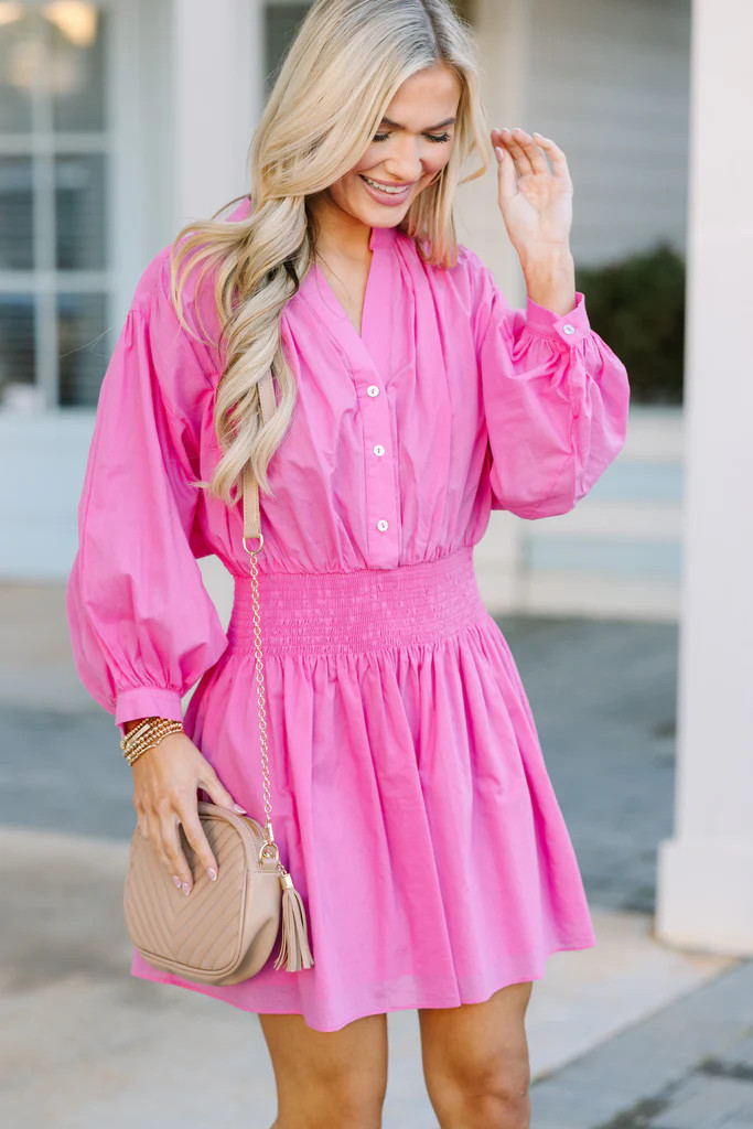 Love Me Forever Pink Dress | The Mint Julep Boutique