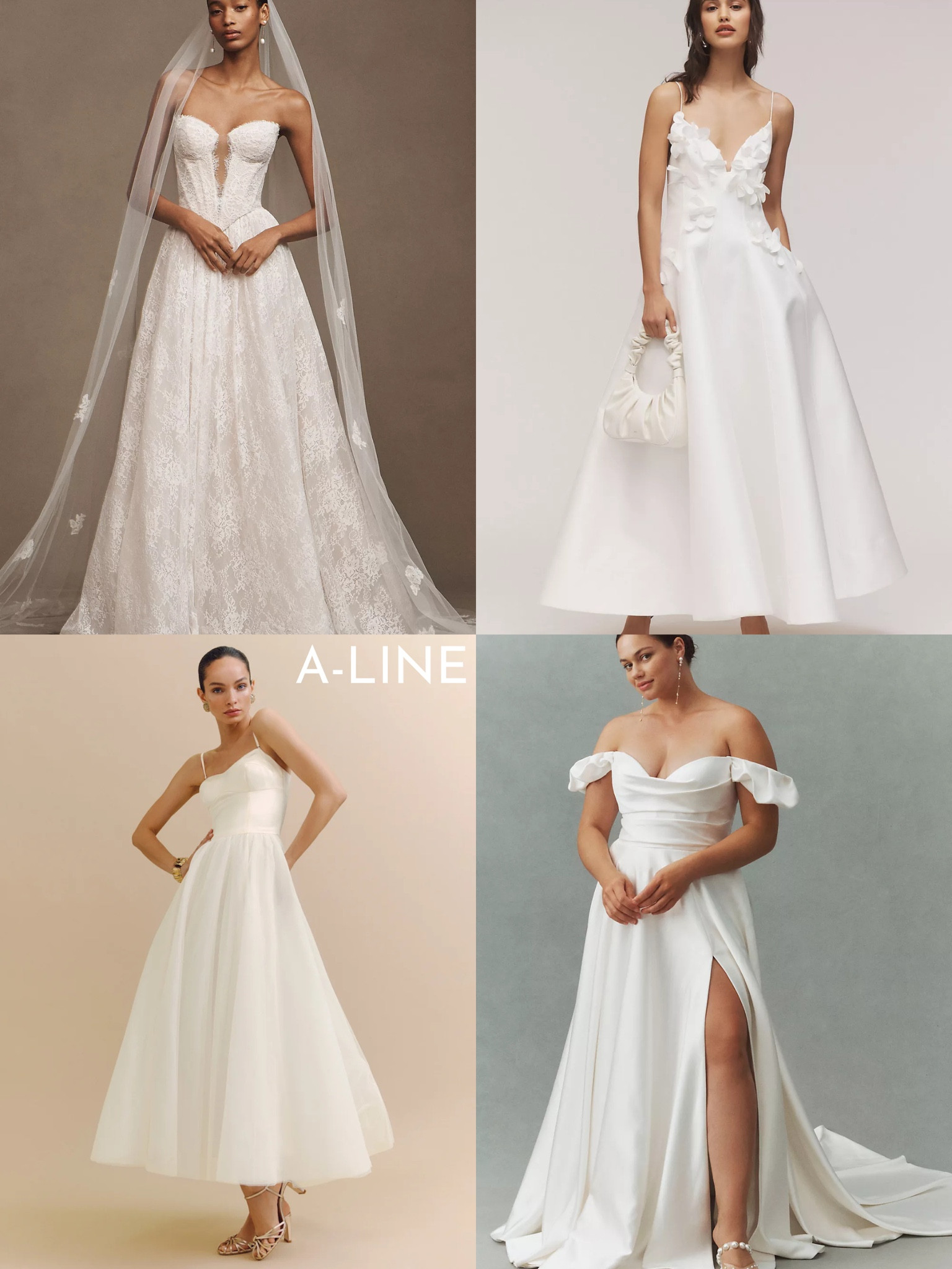 A-line wedding dresses #weddingltk #weddingdress 