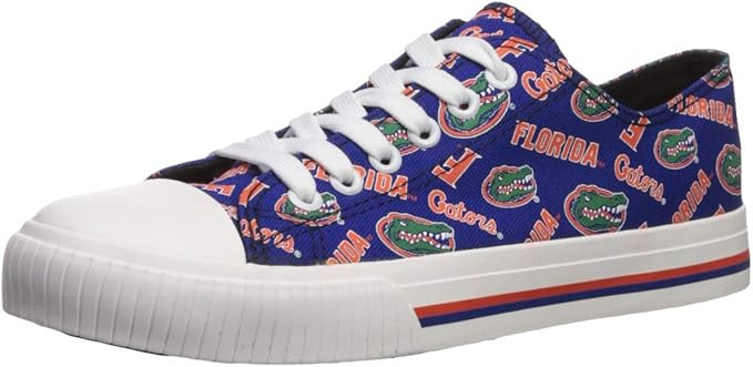 Amazon.com : NCAA Florida Gators Womens Low Top Repeat Print Canvas ShoesLow Top Repeat Print Can... | Amazon (US)