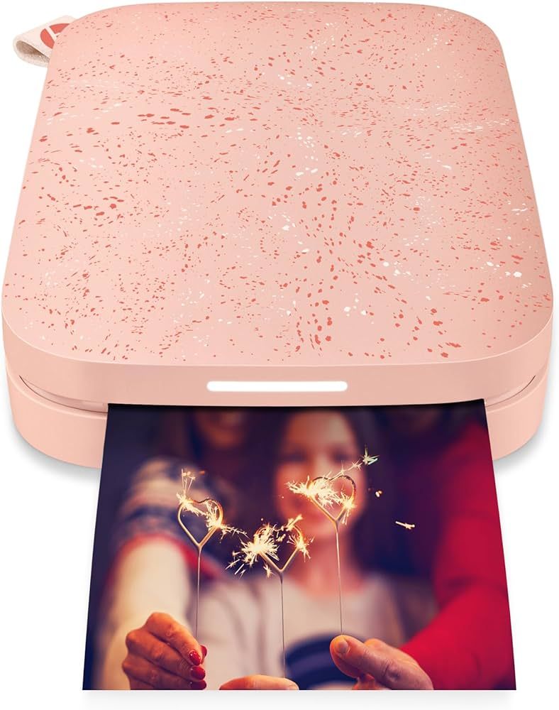 HP Sprocket Portable 2x3" Instant Color Photo Printer (Blush) Print Pictures on Zink Sticky-Backe... | Amazon (US)
