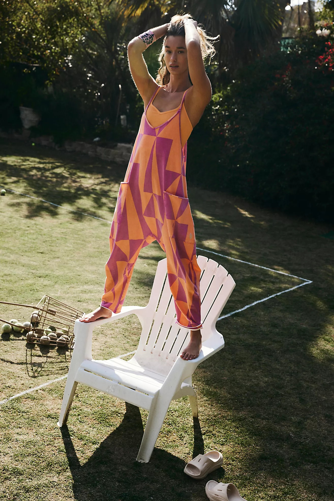 Hot Shot Printed Onesie | Free People (Global - UK&FR Excluded)