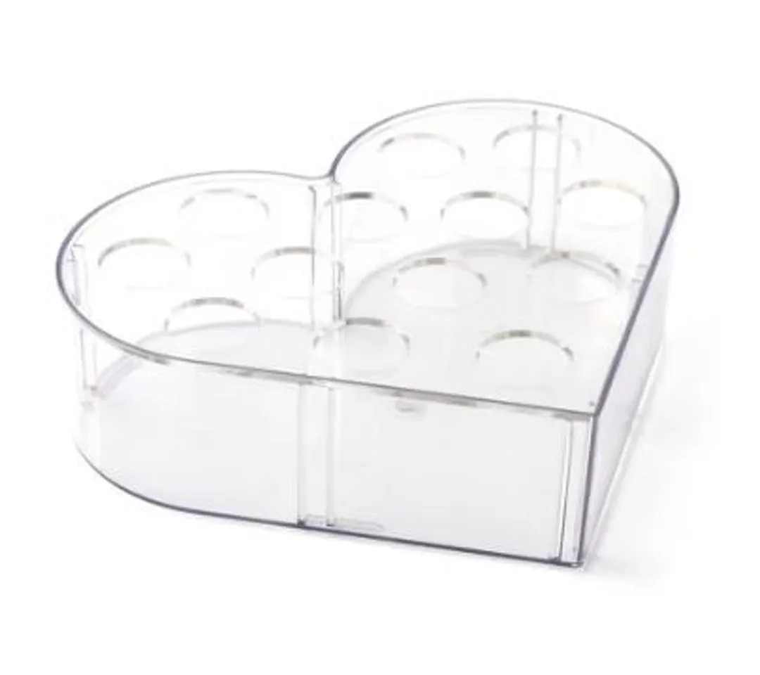 Heart Shaped Acrylic Vase - Etsy | Etsy (US)