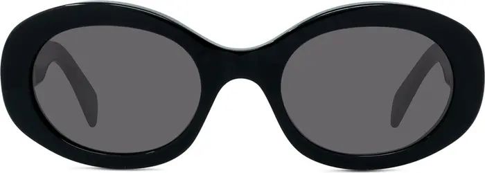 Triomphe 52mm Oval Sunglasses | Nordstrom