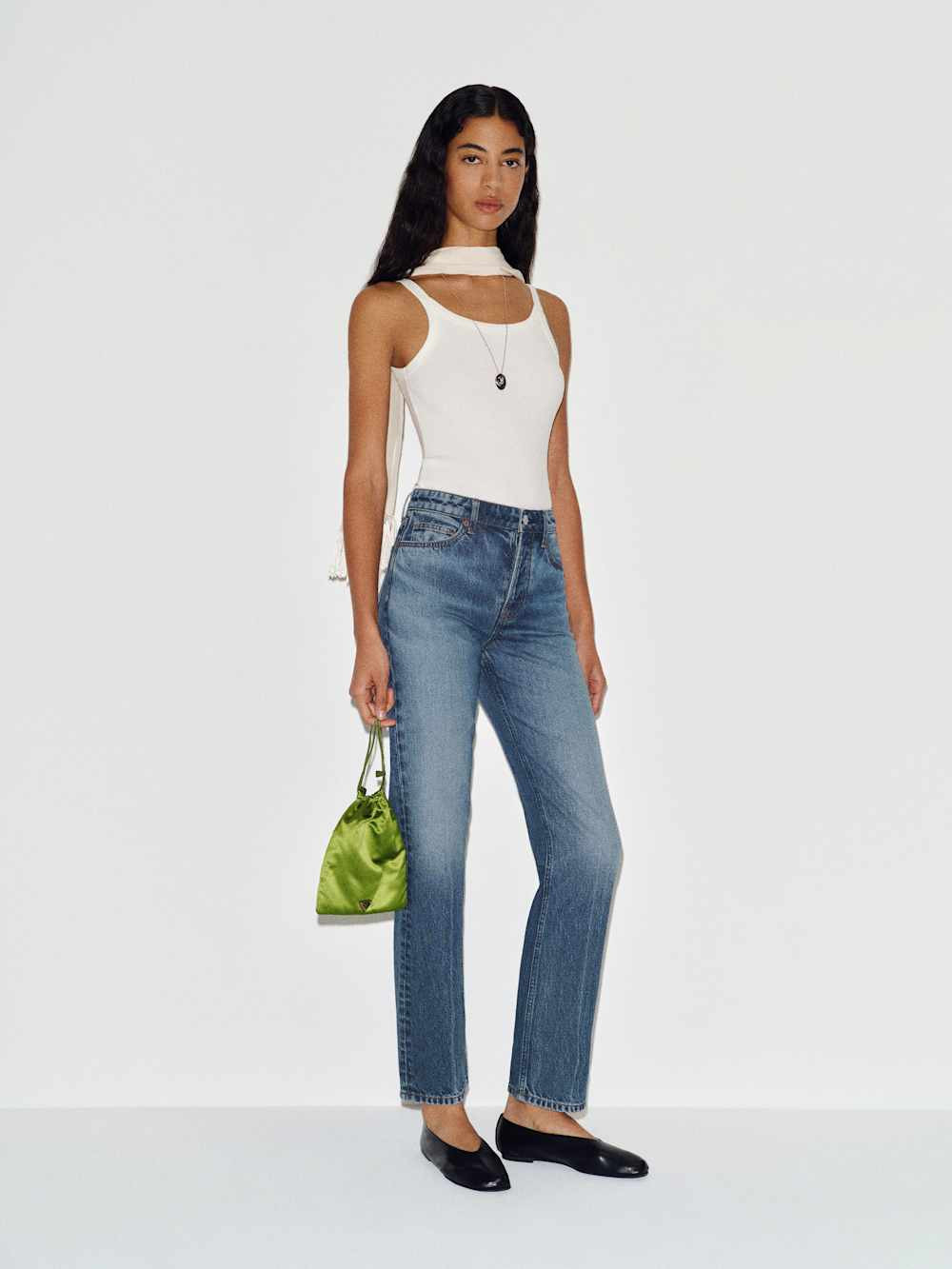 Cynthia High Rise Straight Jeans | Reformation (Global)