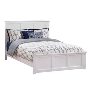 Atlantic Furniture Madison Full Traditional Bed with Matching Foot Board in White-AR8636032 - The... | The Home Depot