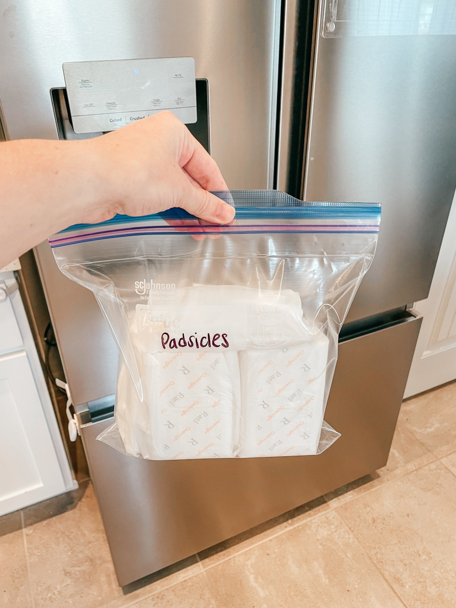 IYKYK.

Homemade padsicles for the win! While you can buy these premade, they’re so easy to make on your own! I swore by these in my first pregnancy and just made another batch in less than 15 minutes for baby #2. 

Here’s how to do it.

What you’ll need: 
- Overnight pads
- Aloe Vera
- Witch Hazel
- Lavender essential oil (optional)

1. Take a pad and carefully unfold it. 
2. Apply a generous layer of Aloe Vera, spread across the pads surface with your finger. 
3. Apply a generous layer of Witch Hazel. 
4. Add in a 2-4 drops of Lavender essential oil if using. 
5. Carefully fold pad back up. 
6. Place folded pad in a large ziplock container.
7. Repeat for remaining pads (I prep 1 box at a time).
8. Once all pads are prepared, store pads in the freezer until needed. 

To use:
- Pull pad out of freezer and let it thaw 5-10 minutes before use. Enjoy! 

Postpartum, mom, mama, mother, pregnancy, prep, prepared, pad, pads, padsicle, target, health, women, women’s, favorite, favorites, must, have, third, trimesterr

#LTKBaby #LTKBump #LTKBeauty