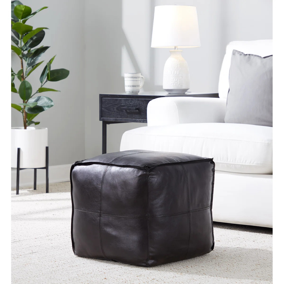 Cobbler Industrial Pouf | Wayfair North America