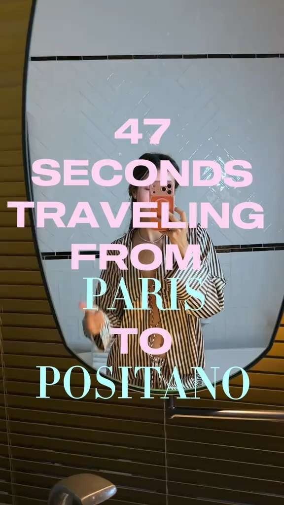 Travel with me from Paris to Positano #travelwithme #paristravel #travelreel 

 #LTKdayinmylife #LTKTravel
