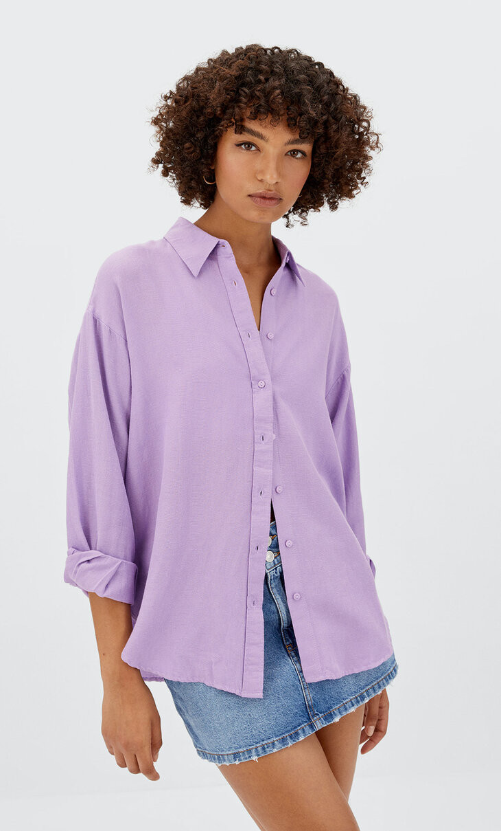 Rustic everyday shirt | Stradivarius (UK)