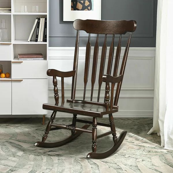Rockhampton Solid Wood Rocking Chair | Wayfair North America