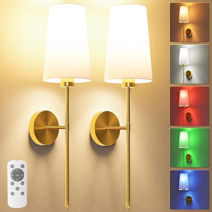 Wall Lights Wall Sconces Wall lamp Gold 27 inch | Amazon (US)