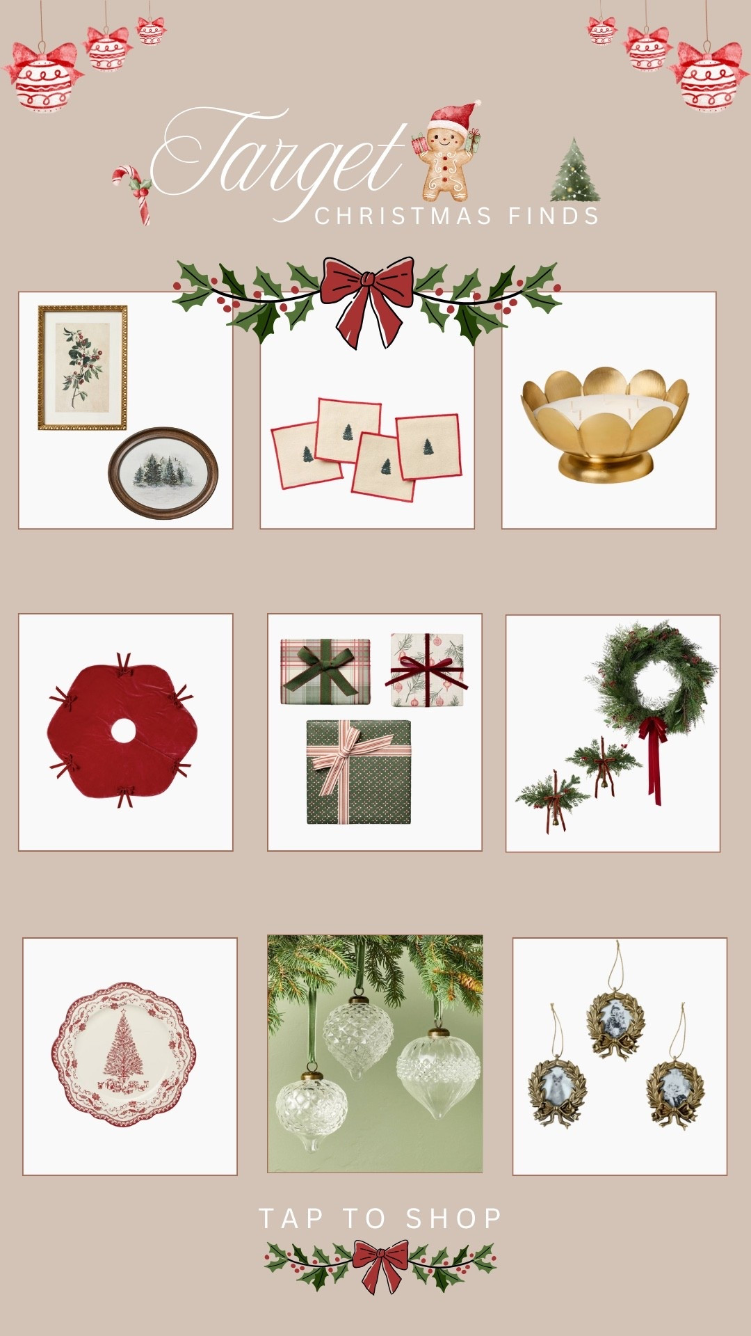 Target new in for Christmas  

#LTKHome #LTKHoliday #LTKFindsUnder100