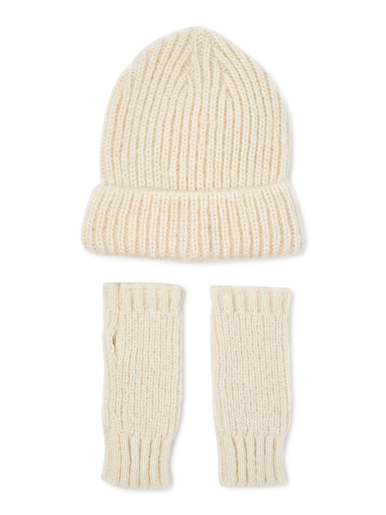 Scoop Women's Knit Beanie and Fingerless Gloves - Walmart.com | Walmart (US)