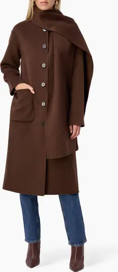 CAMI NYC Winfred Wool & Cashmere Scarf Coat | Nordstrom | Nordstrom