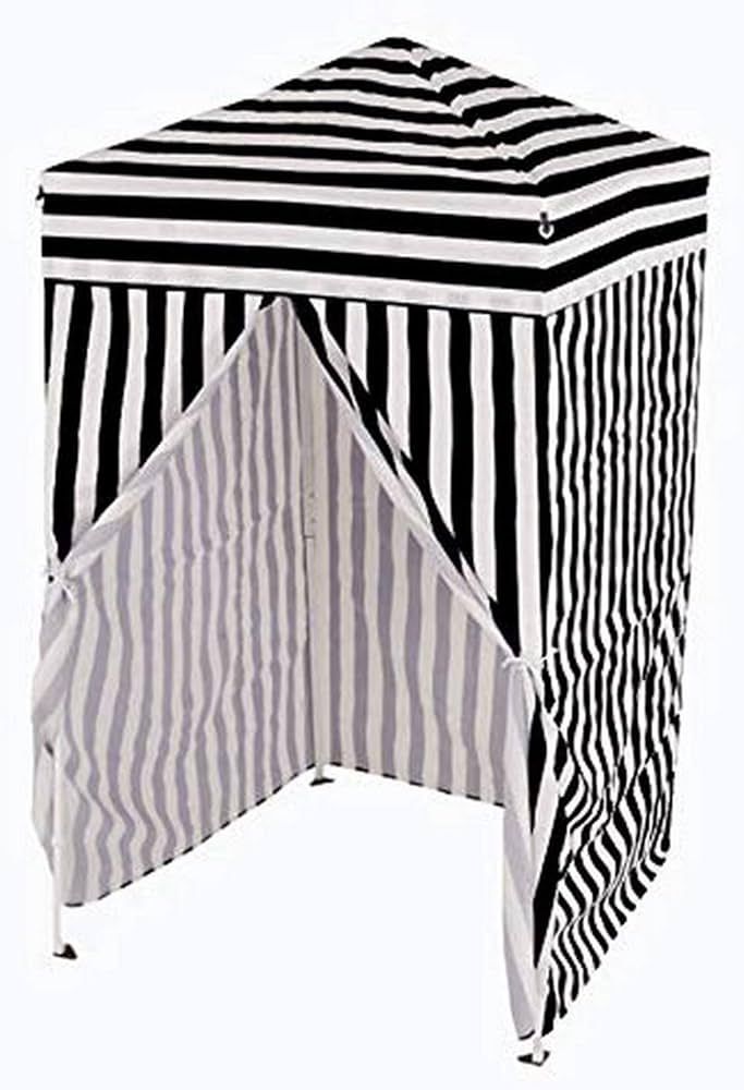 Impact 4'x4' Pop up Changing Dressing Room, Black and White | Amazon (US)