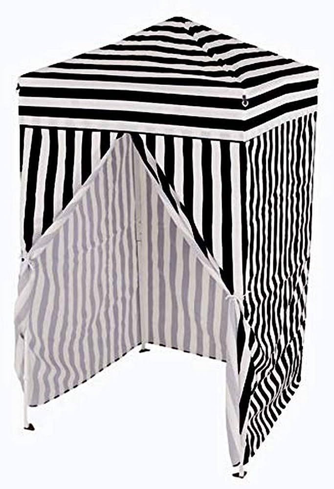 Impact 4'x4' Pop up Changing Dressing Room, Black and White | Amazon (US)