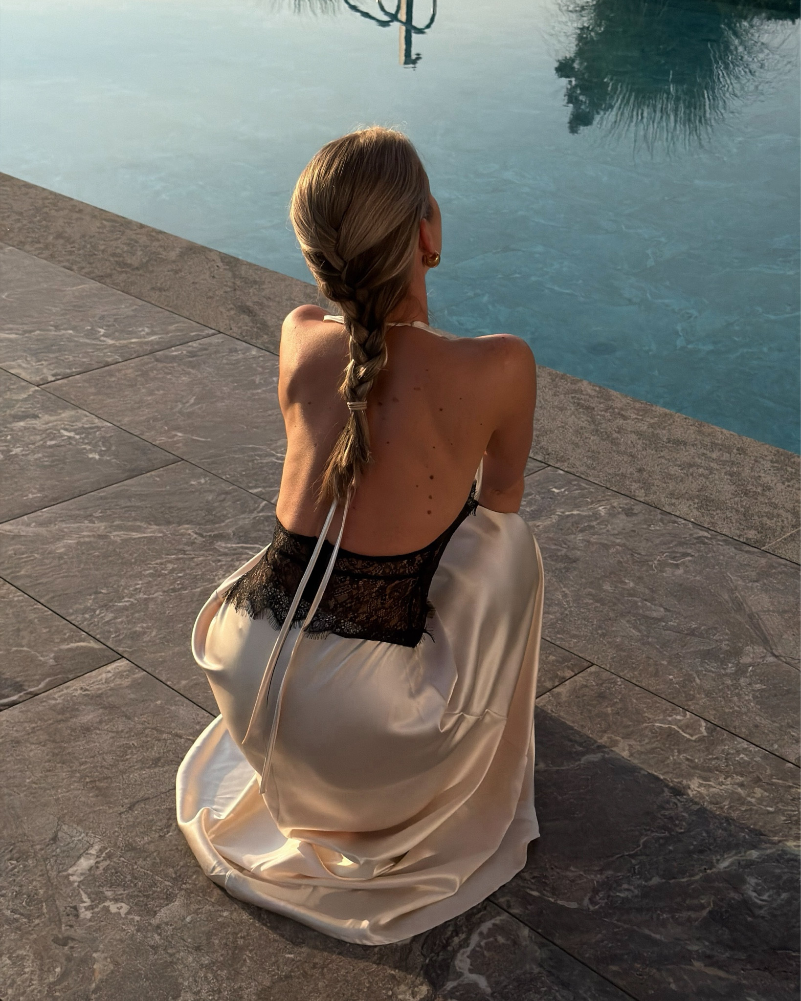 Stunning halter neck dress for holiday 🤍✨ 

Satin dress, holiday outfits, dinner outfits, evening glam, lace dress 

#LTKdatenight #LTKsummer #LTKdresses