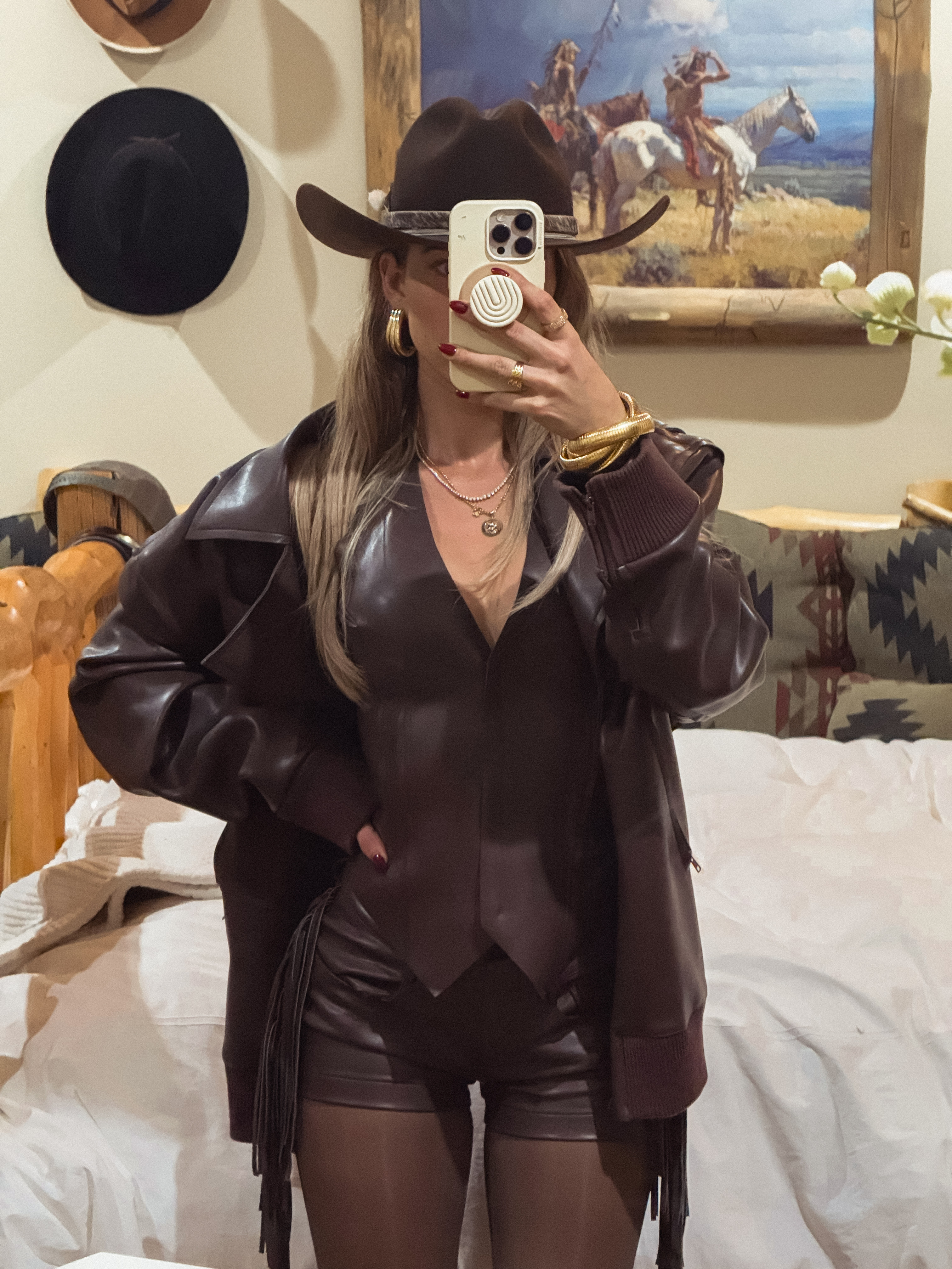 Cowboy Chic!

Cowboy Chic Outfit, Fringe Fashion, Western Style, Summer Cowboy Look, Trendy Cowboy Vest, Fresh Fringe Shorts. 

 #LTKSeasonal #LTKStyleTip #LTKTravel