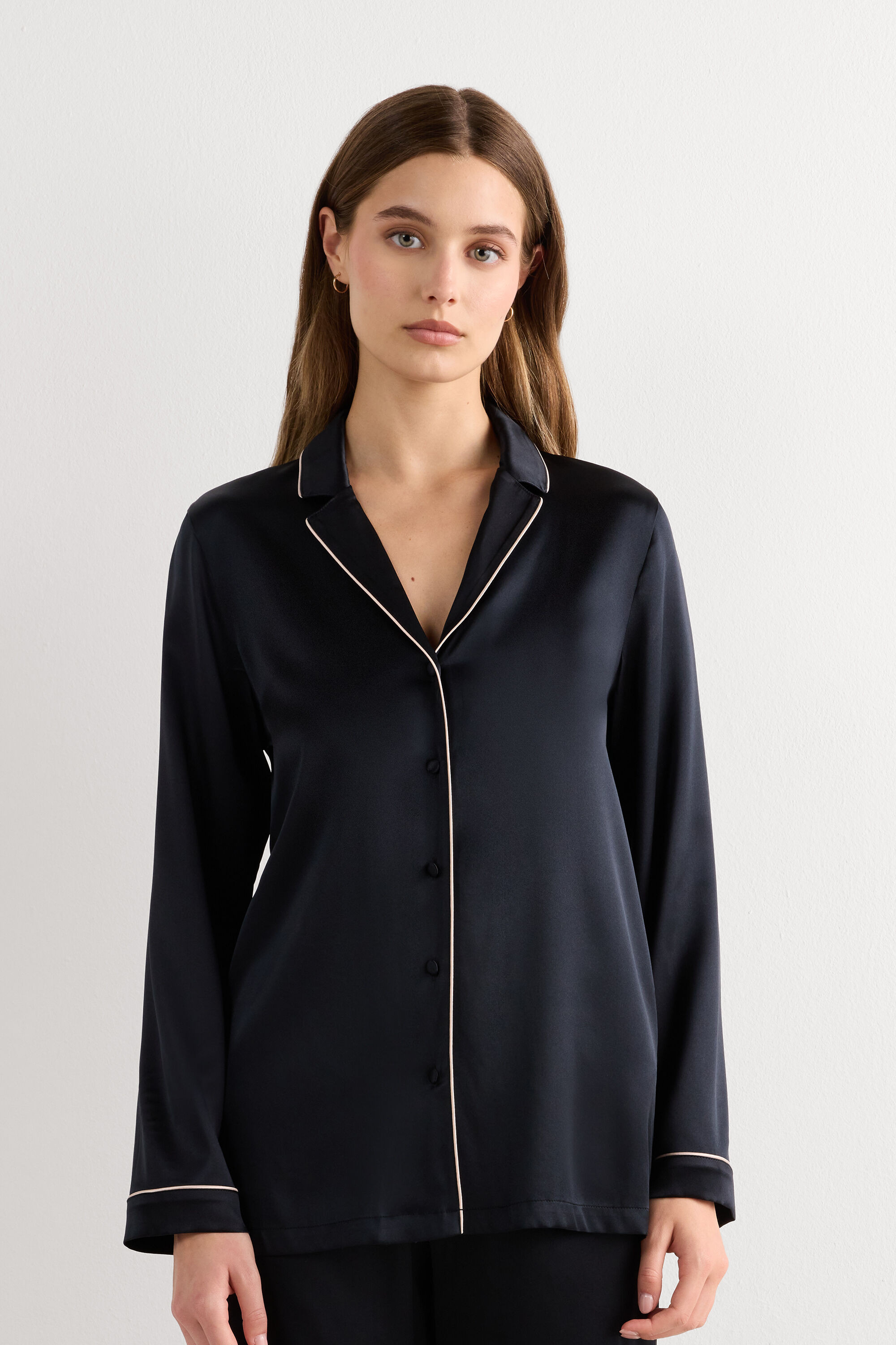 Menswear Cut Silk Jacket | Intimissimi (US)