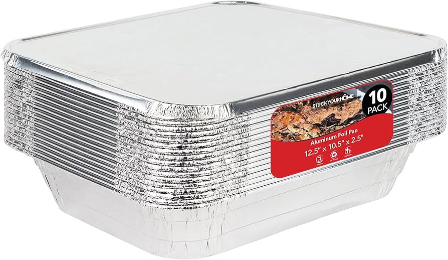9x13 Foil Pans With Lids | Amazon (US)